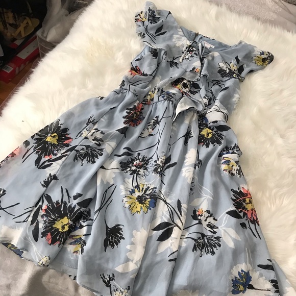 Light blue floral dress - Picture 2 of 4